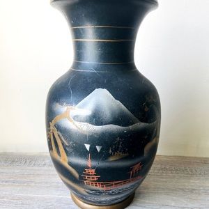 VTG “N. Orleans” Hand Painted Japanese Vase